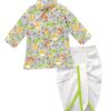 Boys Animal Printed Full Sleeve Kurta with Dhoti Set