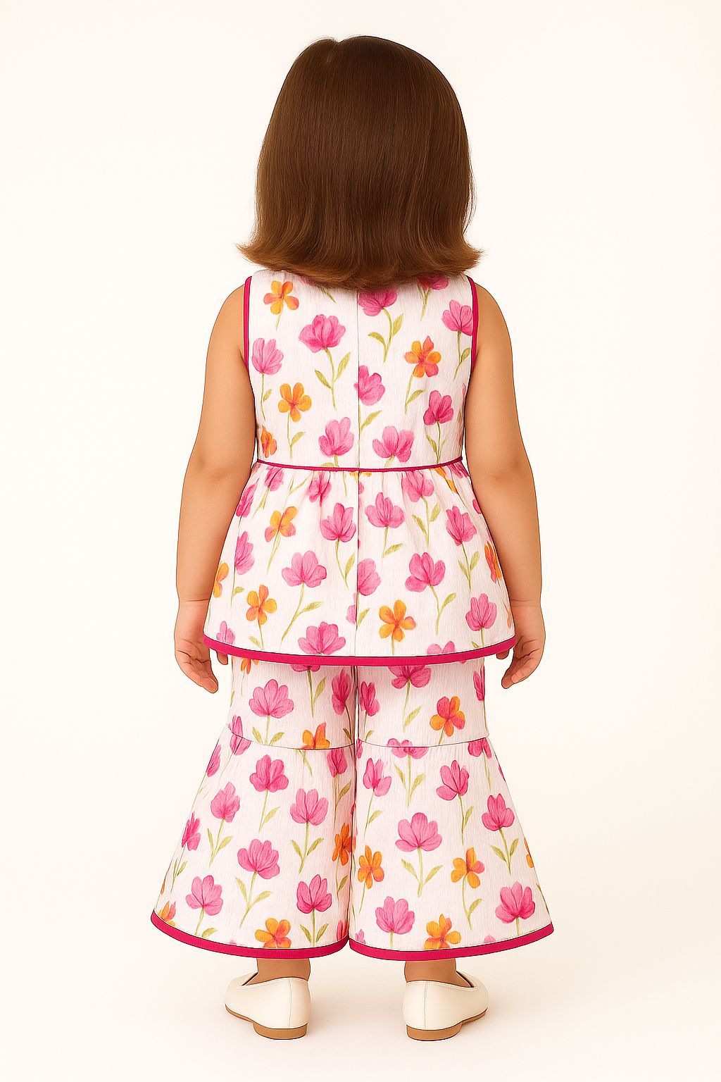 Blue Floral paplum jacket - Image 4