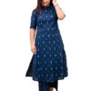 Women's Viscose Blend A-Line Kurta Pant Set for Women