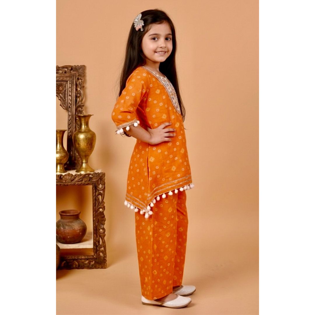 Blue Floral Top & Pant Set - Image 2