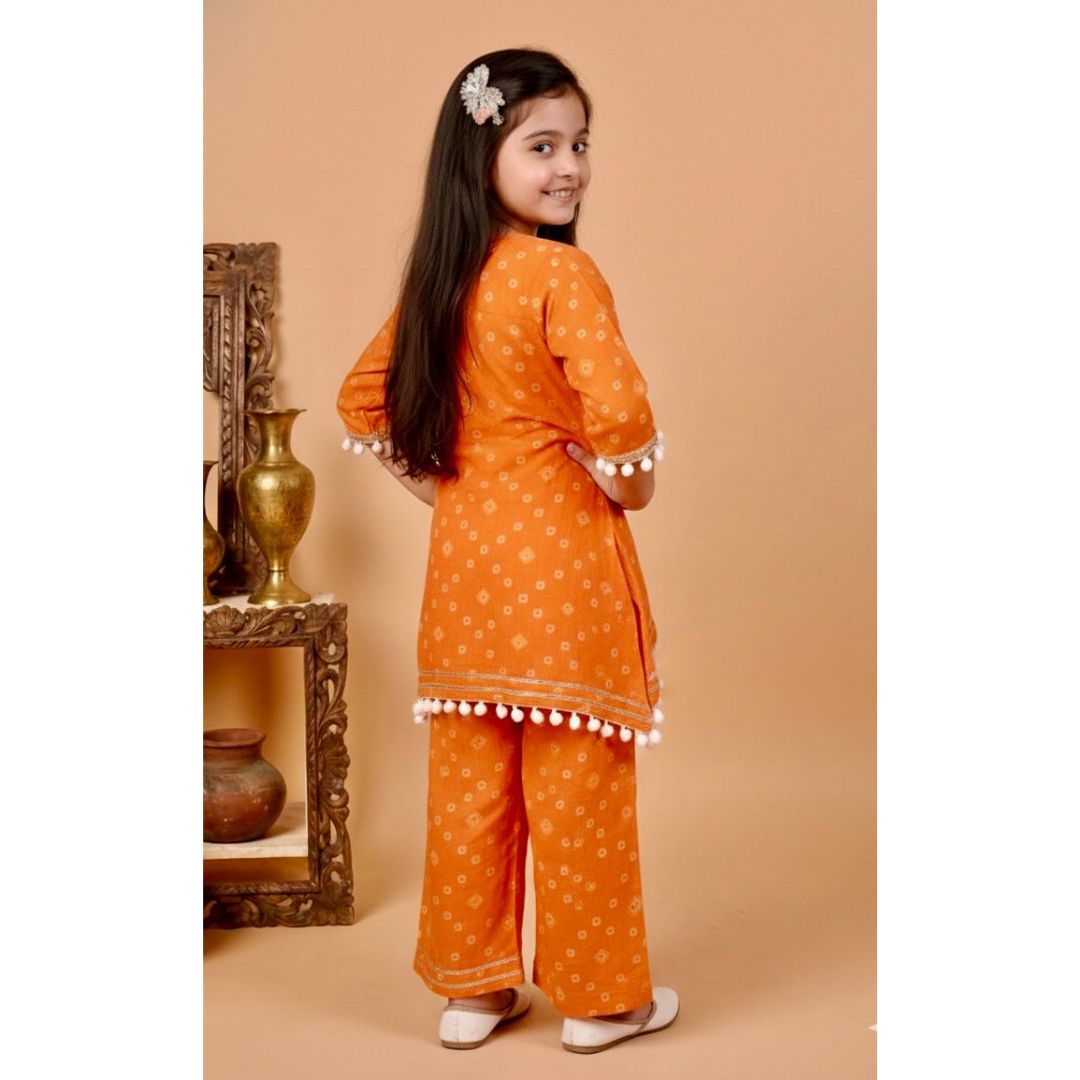 Blue Floral Top & Pant Set - Image 3