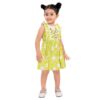 Sunflower Ruffle frock with littile embroided yoke.