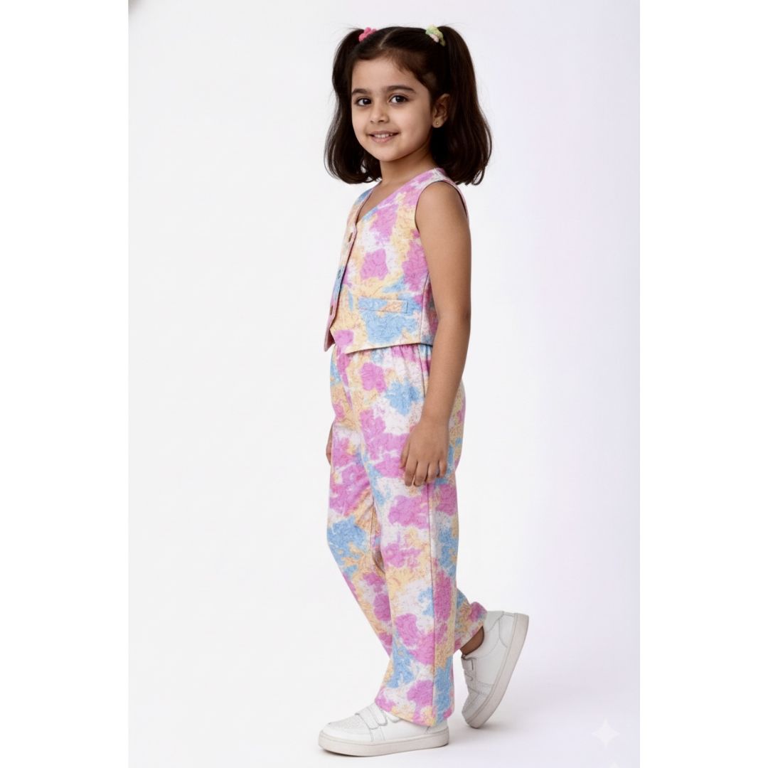 Multicolour print Top & Pant Set - Image 2